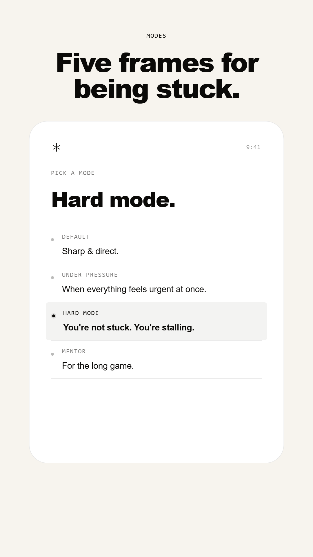 Veynor modes screen